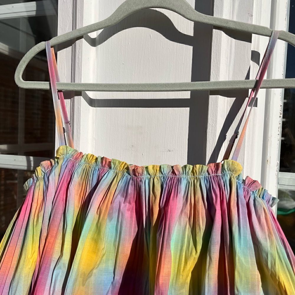 Anthropologie Beatrice B Square Neck Tiered Dress NWT - Picture 15 of 16